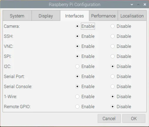 Raspberry Pi Kamera Aktifleştirme