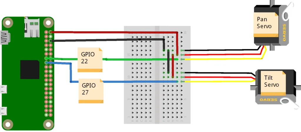 Servo Motor Bağlantı Şeması