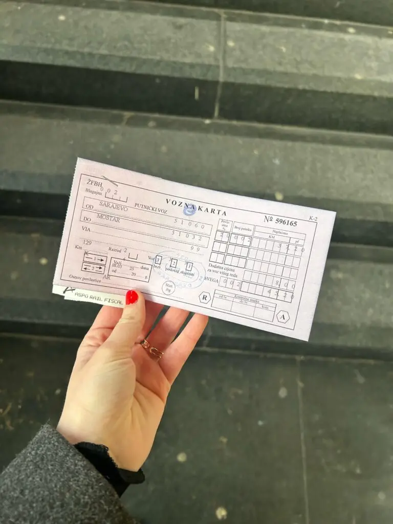 Mostar Tren Bileti